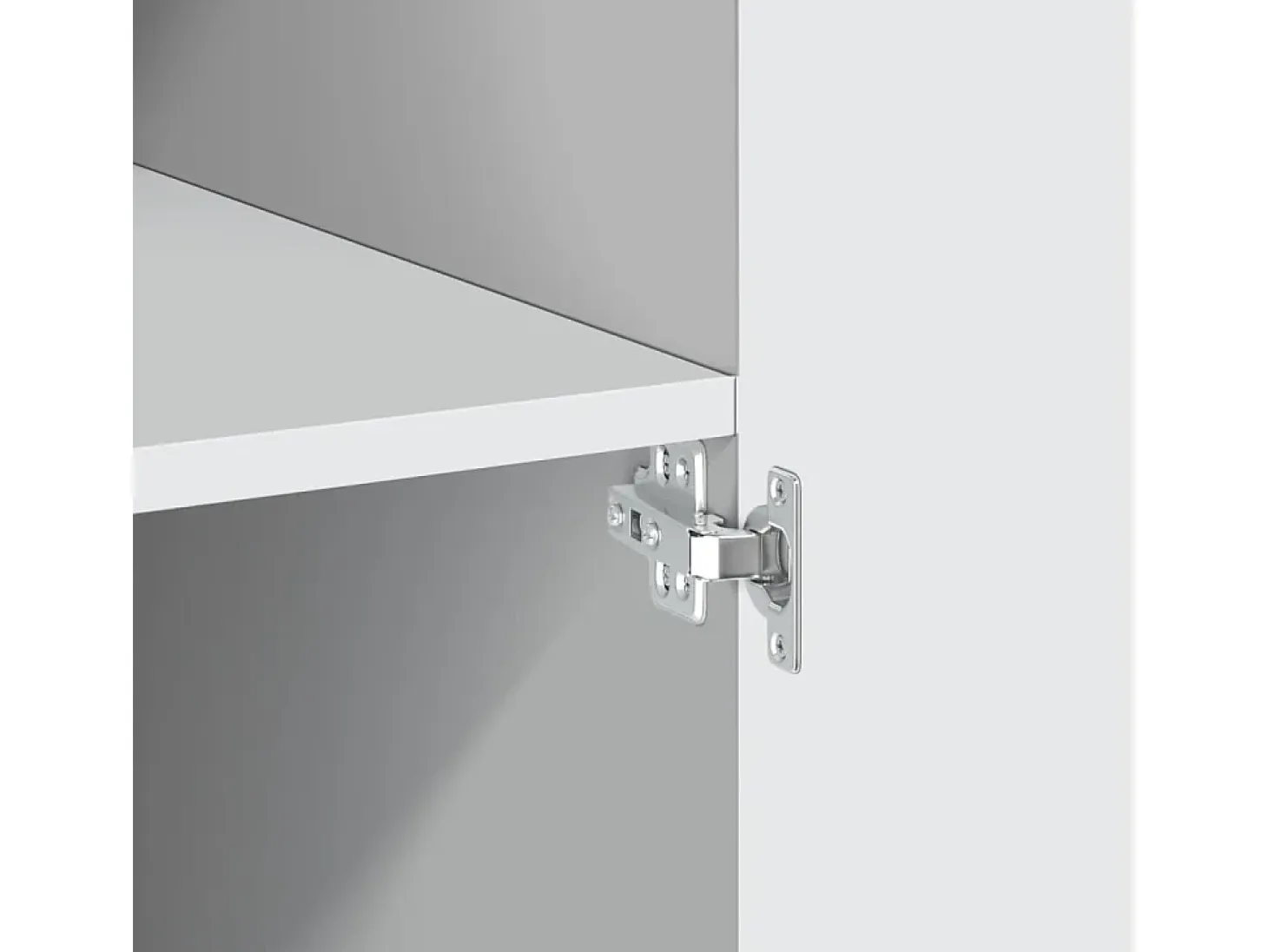 Armario de almacenaje blanco 80x42,5x225 cm madera de ingeniería
