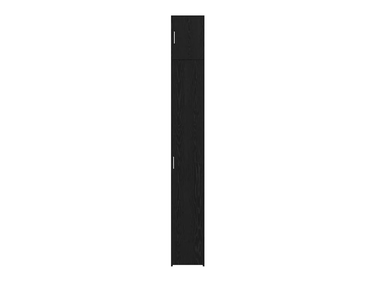 Armario de almacenamiento 3 pcs Roble Negro 30 x 42,5 x 225 cm