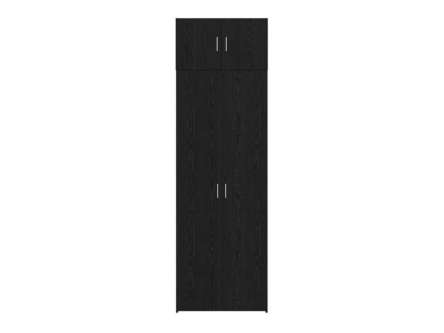 Armario de almacenamiento 3 pcs Roble Negro