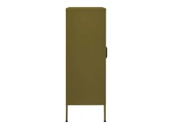 Armario de almacenamiento acero verde oliva 80x35x101,5 cm ES321561