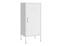 Armario de almacenamiento acero blanco 42,5x35x101,5 cm ES376119