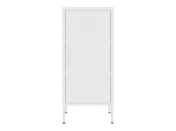 Armario de almacenamiento acero blanco 42,5x35x101,5 cm ES376119