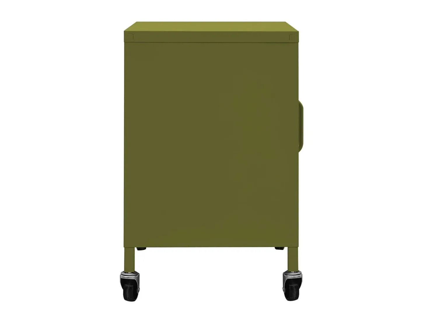 Armario de almacenamiento acero verde oliva 60x35x56 cm ES530251