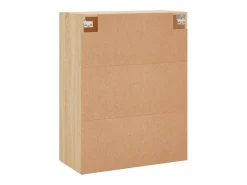 Armario de pared 2 unidades roble Sonoma 69,5x34x90 cm