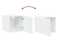 Armario de pared blanco 40x42,5x40 cm madera de ingeniería