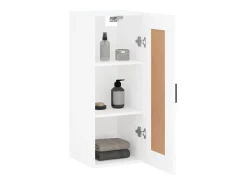Armario de pared blanco 34,5x34x90 cm madera de ingeniería