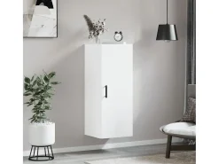 Armario de pared blanco 34,5x34x90 cm