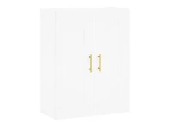Armario de pared blanco 69,5x34x90 cm madera de ingeniería