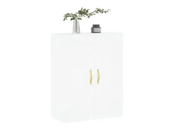 Armario de pared blanco 69,5x34x90 cm madera de ingeniería