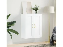 Armario de pared blanco 69,5x34x90 cm madera de ingeniería