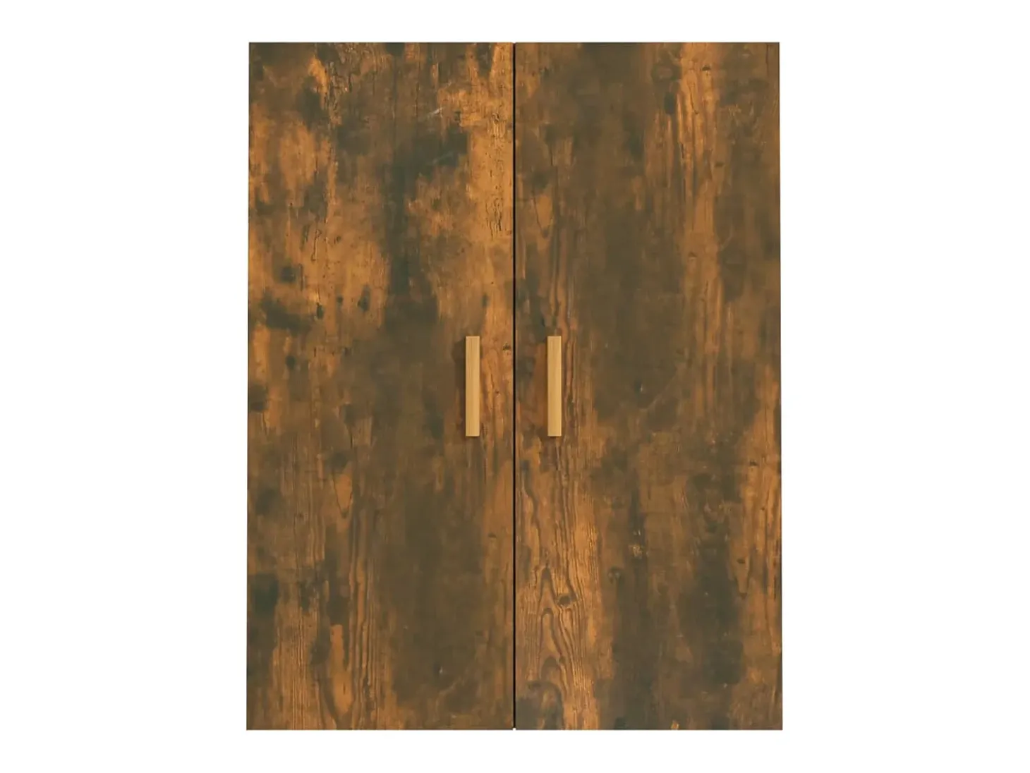 Armario de pared colgante roble ahumado 69,5x34x90 cm