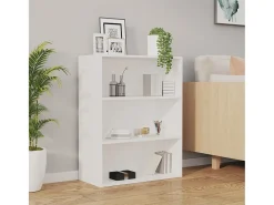 Armario de pared colgante blanco 69,5x32,5x90 cm