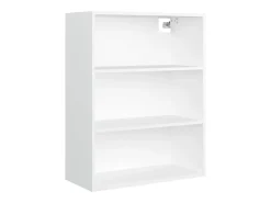 Armario de pared colgante blanco 69,5x32,5x90 cm