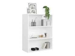 Armario de pared colgante blanco 69,5x32,5x90 cm