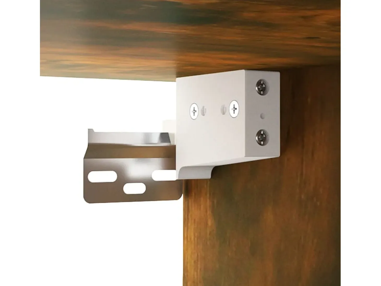 Armario de pared colgante roble ahumado 69,5x34x90 cm