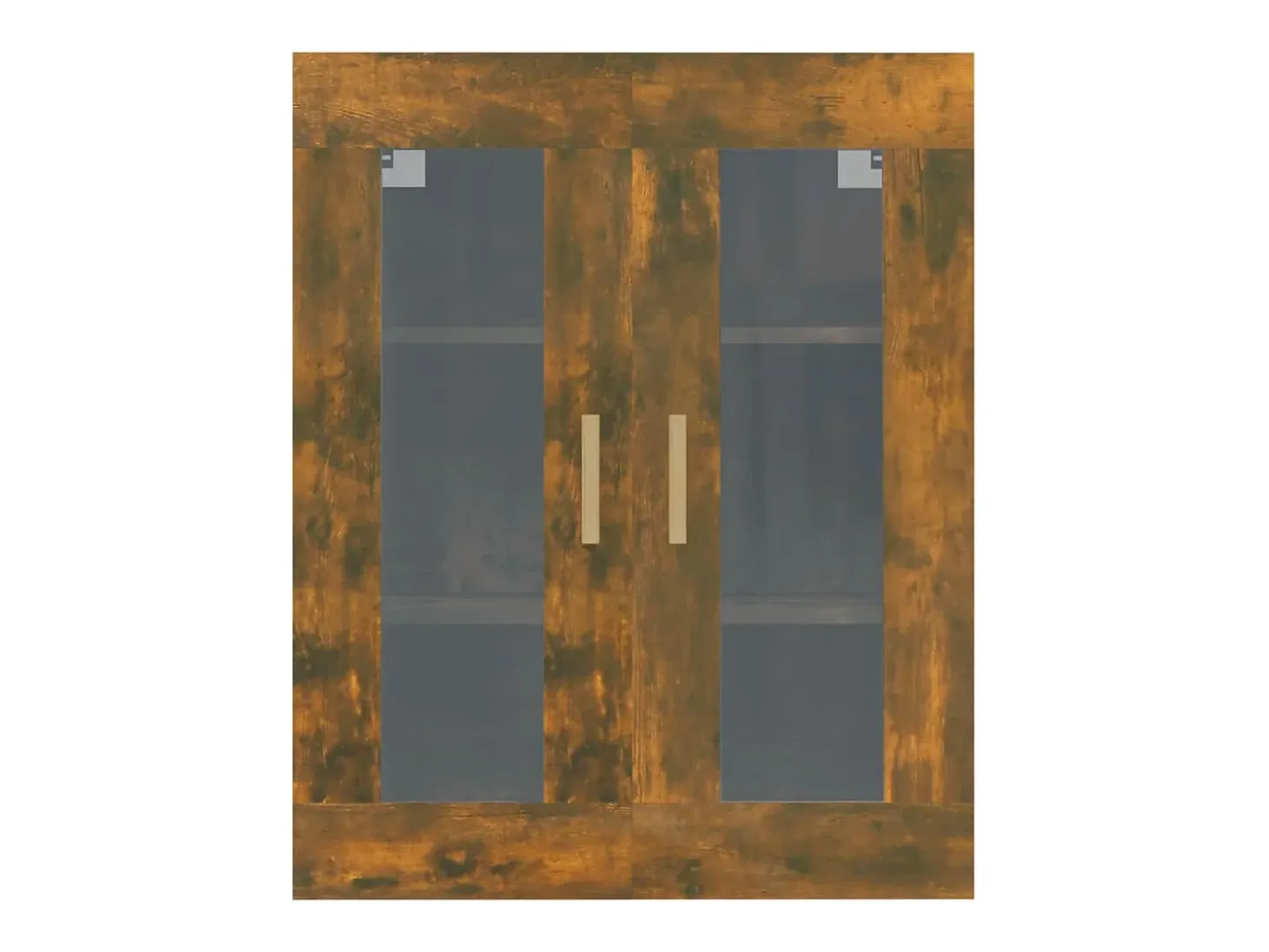 Armario de pared colgante roble ahumado 69,5x34x90 cm