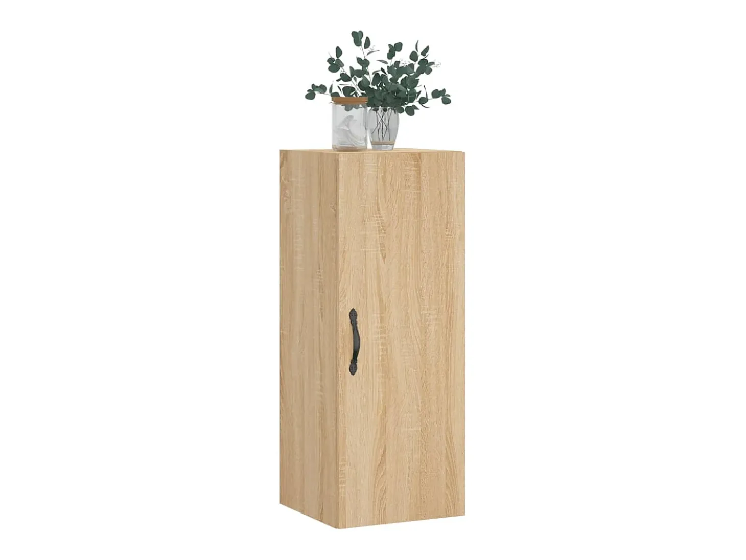 Armario de pared de roble Sonoma 34,5x34x90 cm madera de ingeniería