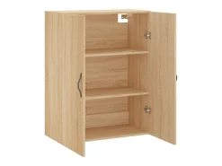 Armario de pared de roble Sonoma 69,5x34x90 cm madera de ingeniería