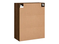 Armario de pared de roble marrón 69,5x34x90 cm