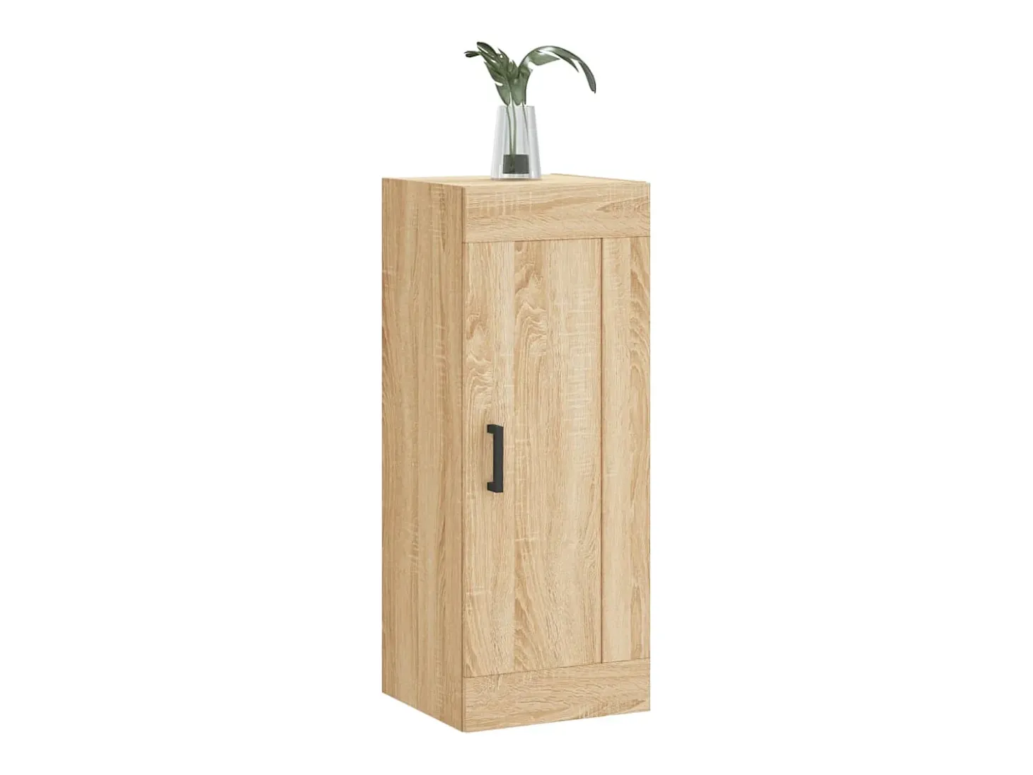 Armario de pared de roble Sonoma 34,5x34x90 cm madera de ingeniería