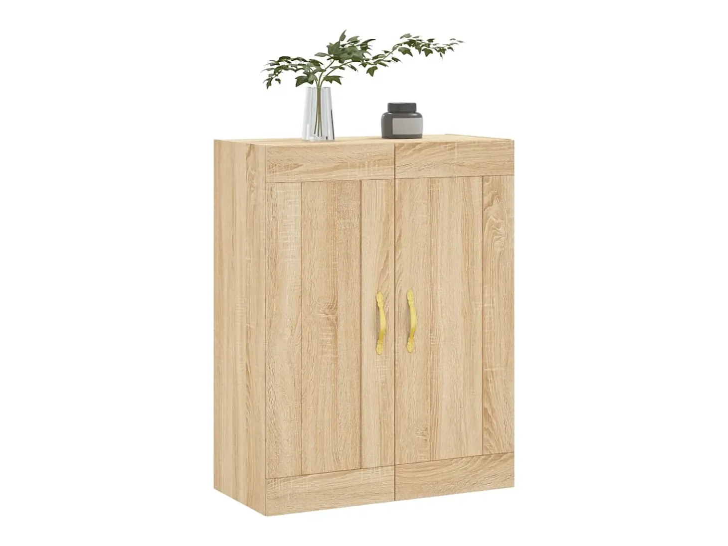 Armario de pared de roble Sonoma 69,5x34x90 cm madera de ingeniería