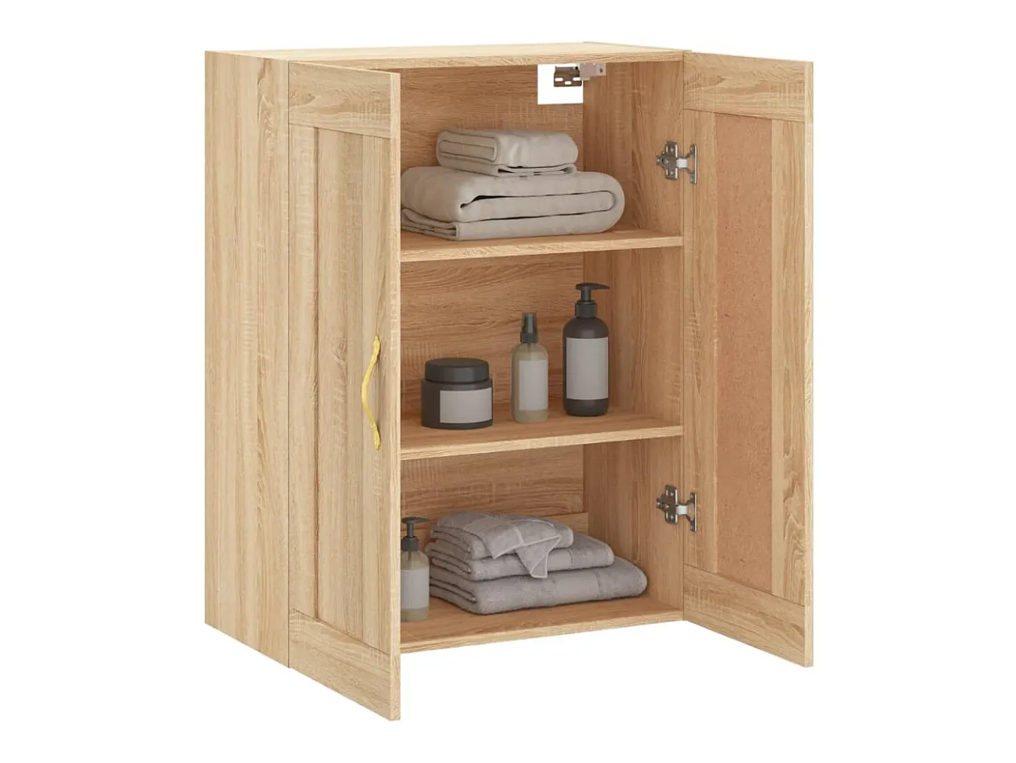 Armario de pared de roble Sonoma 69,5x34x90 cm madera de ingeniería