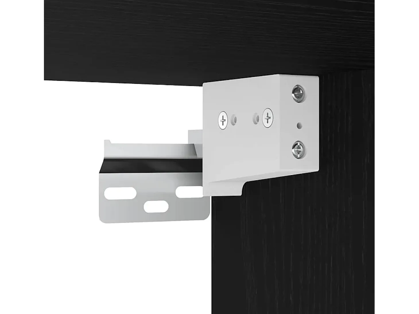 Armario de pared de roble negro - 69,5x34x90 cm