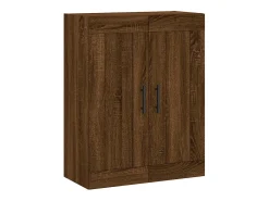 Armario de pared de roble marrón 69,5x34x90 cm madera de ingeniería