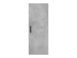 Armario de pared gris hormigón 34,5x34x90 cm