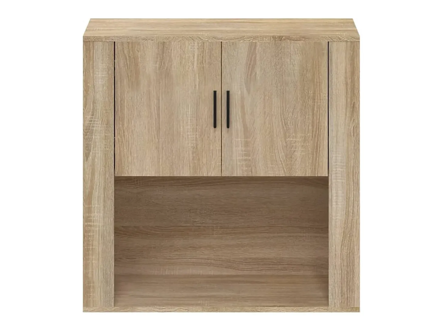 Armario de pared madera contrachapada roble sonoma 80x33x80 cm