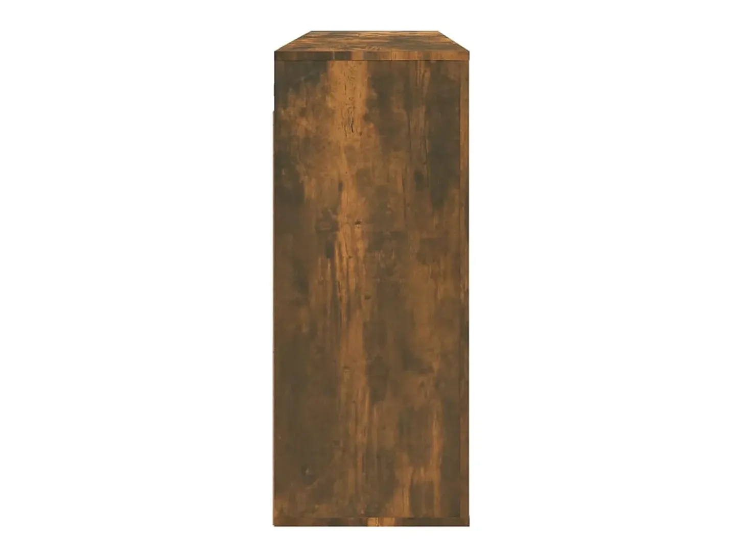 Armario de pared madera contrachapada roble ahumado 80x33x80 cm
