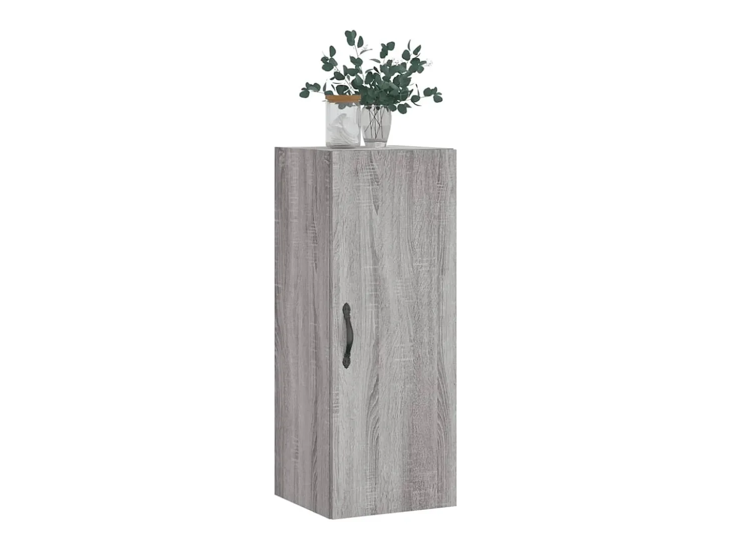 Armario de pared madera de ingeniería gris Sonoma 34,5x34x90 cm
