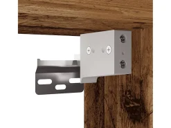 Armario de pared madera vieja 34,5x34x90 cm madera contrachapada