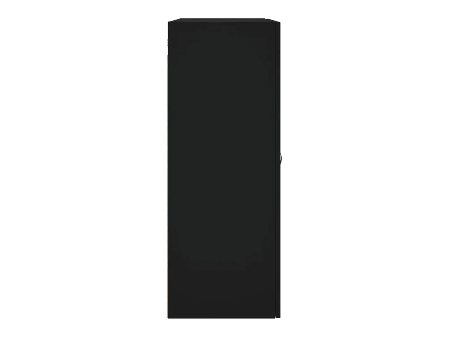 Armario de pared negro 69,5x34x90 cm