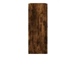 Armario de pared roble ahumado 69,5x34x90 cm