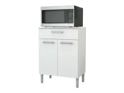 Armario Hogar 2 Puertas - 1 Cajón 84X61X39 Blanco