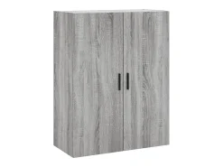 Armarios de pared 2 piezas gris sonoma 69,5x34x90 cm