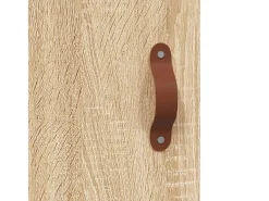 Armarios de pared 2 uds madera de ingeniería roble Sonoma