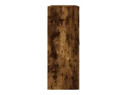 Armarios de pared 2 uds madera de ingeniería roble ahumado