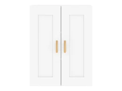 Armarios de pared 2 unidades madera de ingeniería blanco