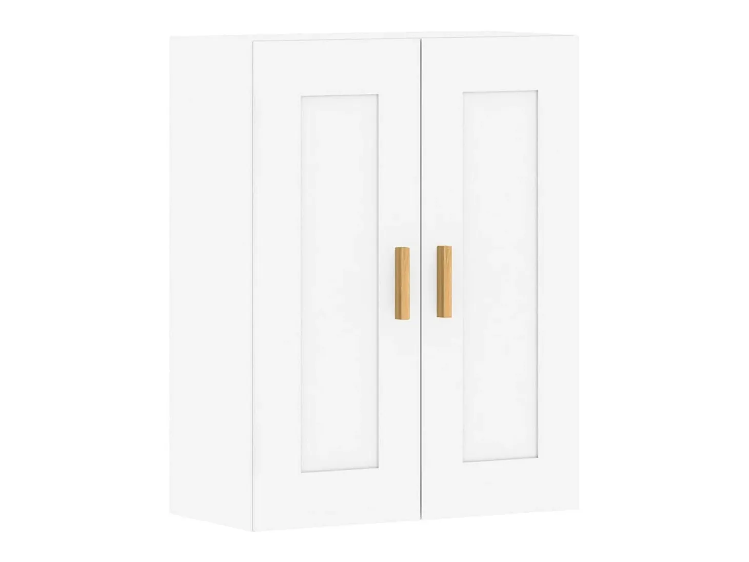 Armarios de pared 2 unidades madera de ingeniería blanco