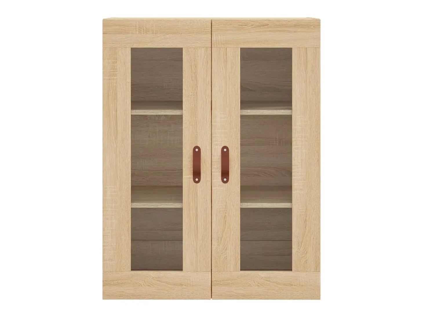 Armarios de pared 2 unidades madera de ingeniería roble Sonoma