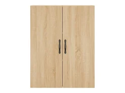 Armarios de pared 2 unidades madera de ingeniería roble Sonoma