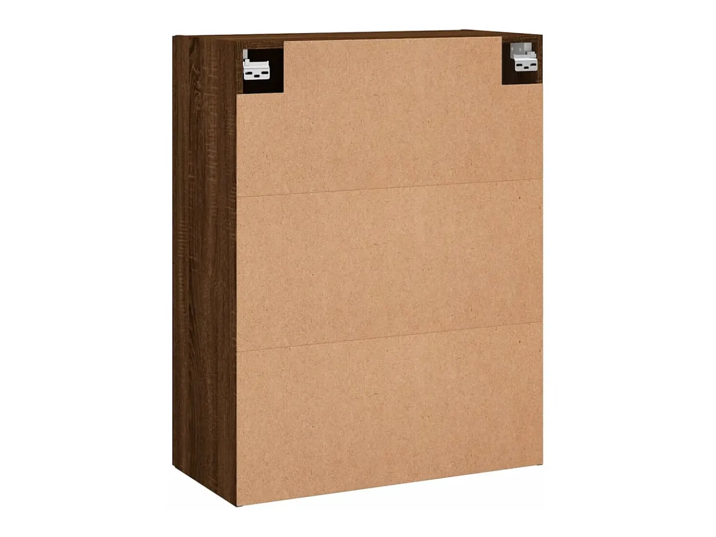 Armarios de pared de 2 piezas, roble marrón, 69,5x34x90 cm