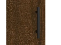 armarios de pared de madera de ingeniería de color marrón roble