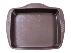 Bandeja honda para horno Asimetría Pyrex antiadherente inox 24x30 cm