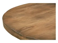 BARI-Mesa de comedor redonda 6 personas, D150 cm madera