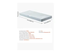Base Amortiguadora para Aires Acondicionados SucceBuy, Split 9000-36000 BTU, Carga Máxima 181 kg, Diseño Universal, Reducción del Ruido y la Vibración