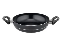 Batería de Cocina de Inducción GSW MILANO NERO 15 piezas Aluminio Macizo Antiadherente Negro