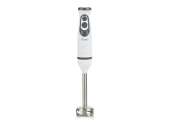 Batidora de mano, batidor, picadora, vaso medidor, 600 W, velocidad variable + turbo - Blanca